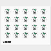サッカーボール 誕生日 ステッカー (シート)