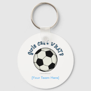 サッカーボール(黒) キーホルダー