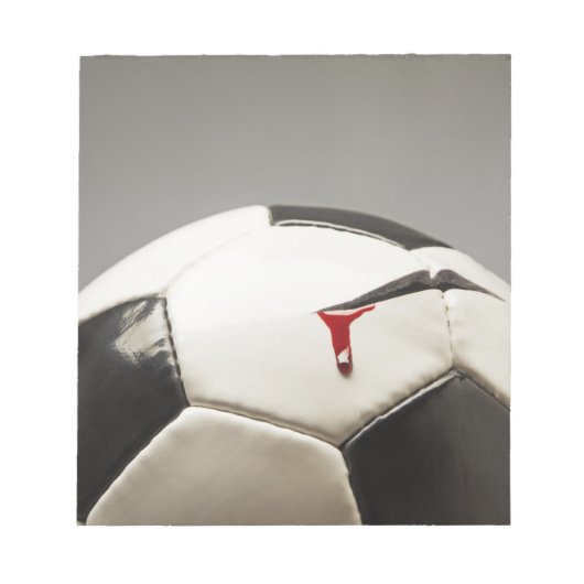 サッカーボール 3 ノートパッド (正面)
