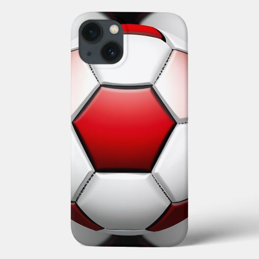 サッカーボール Case-Mate iPhoneケース (裏面)