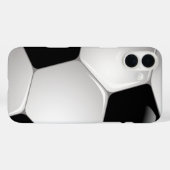 サッカーボール Case-Mate iPhoneケース (裏面 (横))