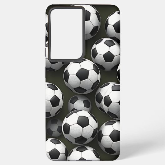 サッカーボール SAMSUNG GALAXYケース (裏面)