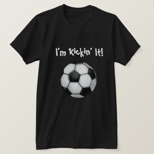 サッカーボール Tシャツ (デザイン正面)