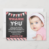 サッカーボールAny Ageフォト誕生日 サンキューカード (正面)