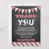 サッカーボールAny Age誕生日 サンキューカード (正面)