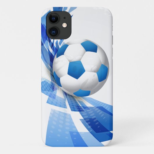 サッカーボールiPhone 11ケース Case-Mate iPhoneケース (裏面)