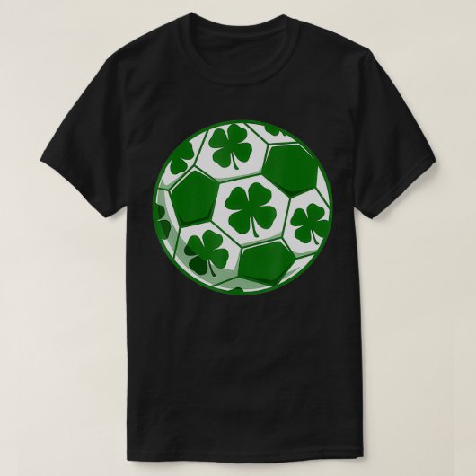 サッカーボールSt patricks dayシャーロック Tシャツ (デザイン正面)