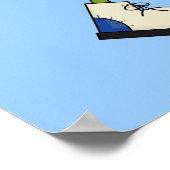 サッカーボールTシャツとギフト付きカエル ポスター (角)