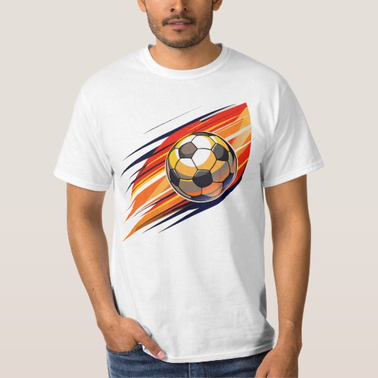 サッカーボールTシャツ Tシャツ (正面)