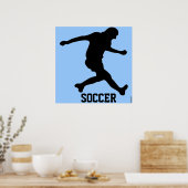 サッカーポスター – スポーツ – FUTBALL - WALL DECOR ポスター (キッチン)