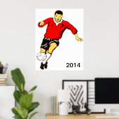 サッカーポスター ポスター (ホームオフィス)