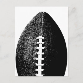 サッカーポップ・アートのアート – ブラックスポーツモダンミニマルスポーツ ポストカード