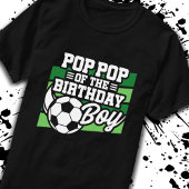 サッカーポップ・アートの誕生日ポップ・アートの – ボーイズサッカー誕生日 Tシャツ