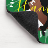 サッカーマウスパッドパープルHAMbyWG マウスパッド (コーナー)