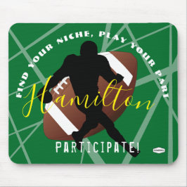 サッカーマウスパッドパープルHAMbyWG マウスパッド