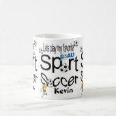 サッカーマグスポーツ コーヒーマグカップ (中央)