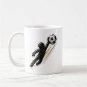 サッカーマグ コーヒーマグカップ (左)