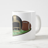 サッカーマグ ジャンボコーヒーマグカップ (正面右)