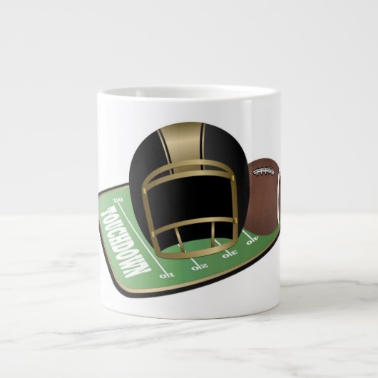 サッカーマグ ジャンボコーヒーマグカップ (正面)