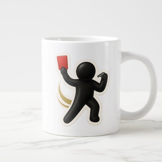 サッカーマグ ジャンボコーヒーマグカップ (右)