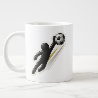 サッカーマグ ジャンボコーヒーマグカップ