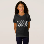 サッカーマニアック子供Tシャツ Tシャツ (正面フル)