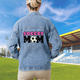 サッカーママお母さんJust a mom but Better デニムジャケット