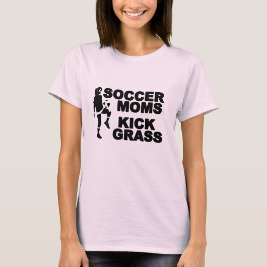 サッカーママのキック草 Tシャツ (正面)