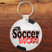 サッカーママのキーチェーン キーホルダー (正面)