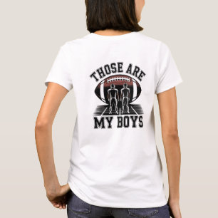 サッカーママのシャツ私の男の子 Tシャツ
