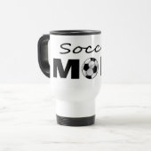 サッカーママのタンブラー トラベルマグ (正面左)