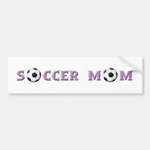 サッカーママのバンパーステッカー バンパーステッカー
