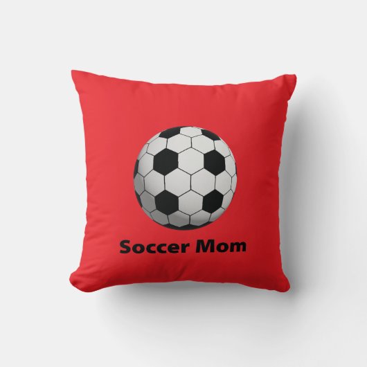 サッカーママの枕 クッション (正面)