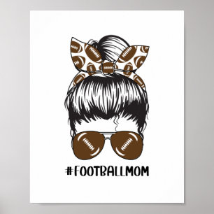 サッカーママめちゃくちゃパンヘアサングラスマおもしろいマ ポスター