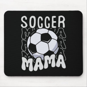 サッカーママグルーヴィレトロサッカーママママママママママザーズ マウスパッド
