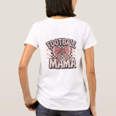 サッカーママシャツ – フットバル用マママシャツ Tシャツ (裏面)