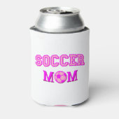 サッカーママスケッチと文字オールピンク 缶クーラー (缶裏面)
