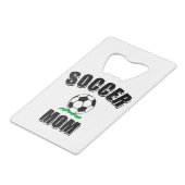 サッカーママスケッチ及び文字 クレジットカード栓抜き (裏面アングル)