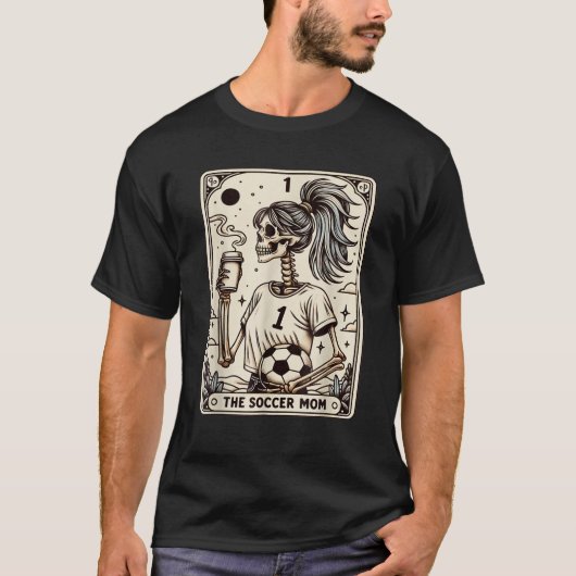 サッカーママタロットカード Tシャツ (正面)
