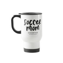 サッカーママトレンディーブラックパーソナライズされた型