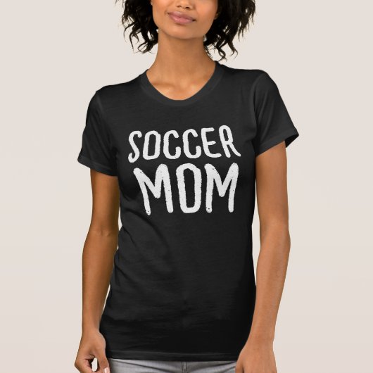 サッカーママトレンディーTシャツティー Tシャツ (正面)
