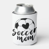 サッカーママハートボール 缶クーラー (缶正面)