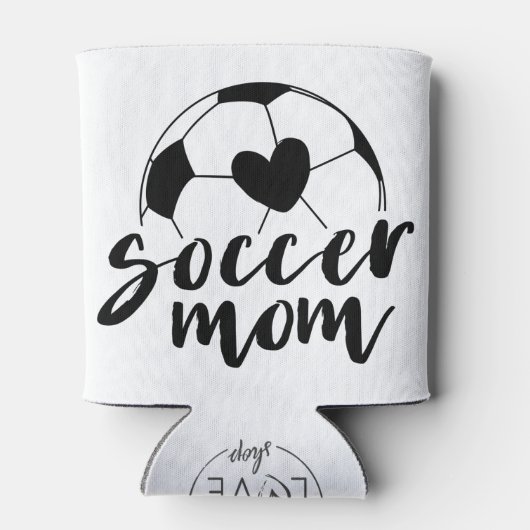 サッカーママハートボール 缶クーラー (裏面)