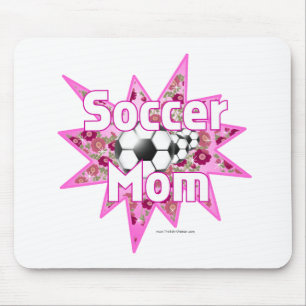 サッカーママバラ マウスパッド