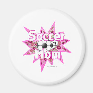 サッカーママバラ マグネット