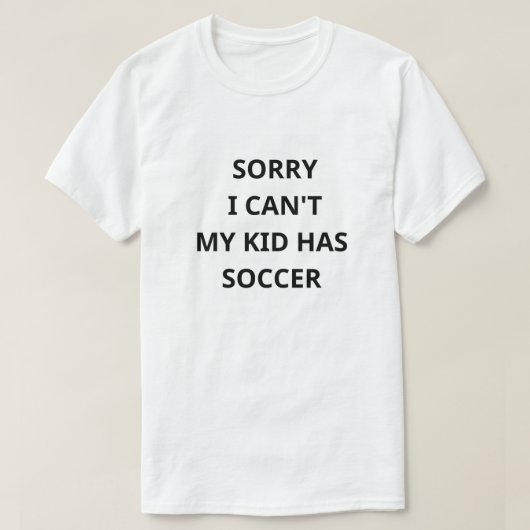 サッカーママパパ親おもしろい生活Tシャツ Tシャツ (デザイン正面)