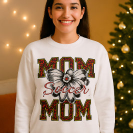 サッカーママヒョウ柄Tシャツ(弓とフローラ付) スウェットシャツ