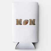 サッカーマママカワイイトレンディー スリム缶クーラー (正面)