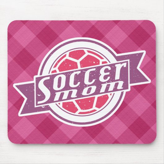 サッカーママママウスマット マウスパッド (正面)
