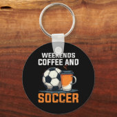 サッカーママママ _1  キーホルダー (正面)